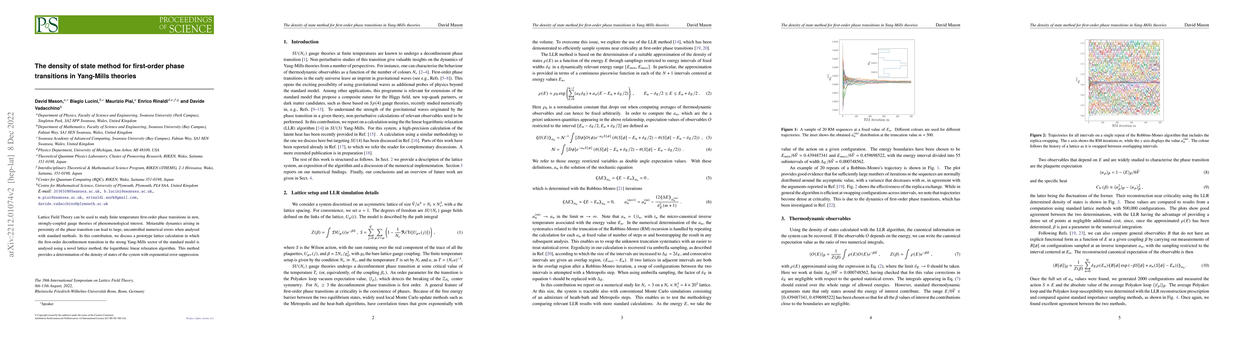 Thumbnail for The density of state method for first-order phase transitions in
  Yang-Mills theories