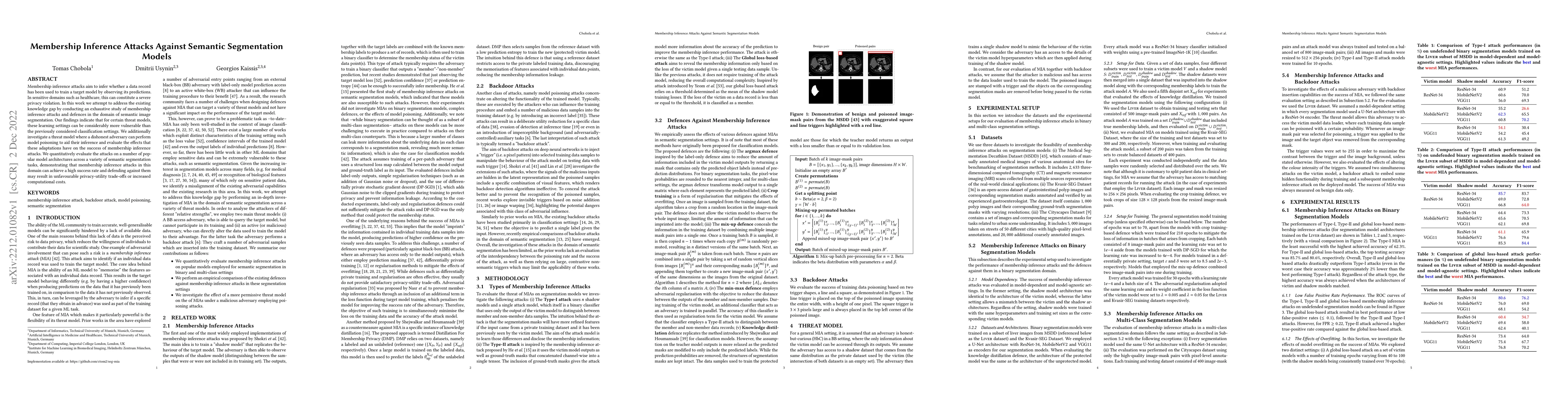 Thumbnail for Membership Inference Attacks Against Semantic Segmentation Models