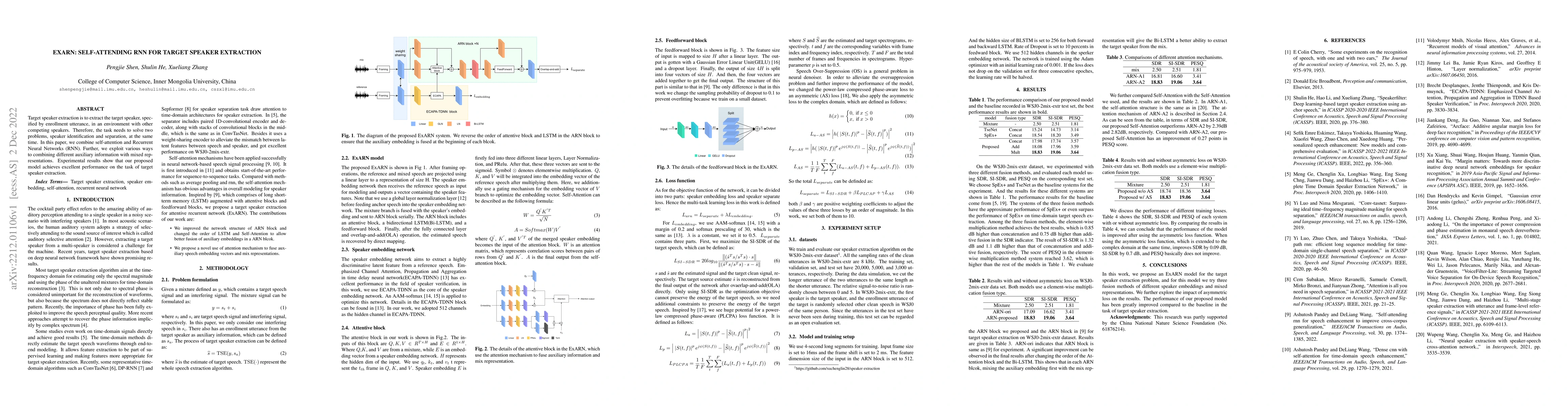 Thumbnail for ExARN: self-attending RNN for target speaker extraction