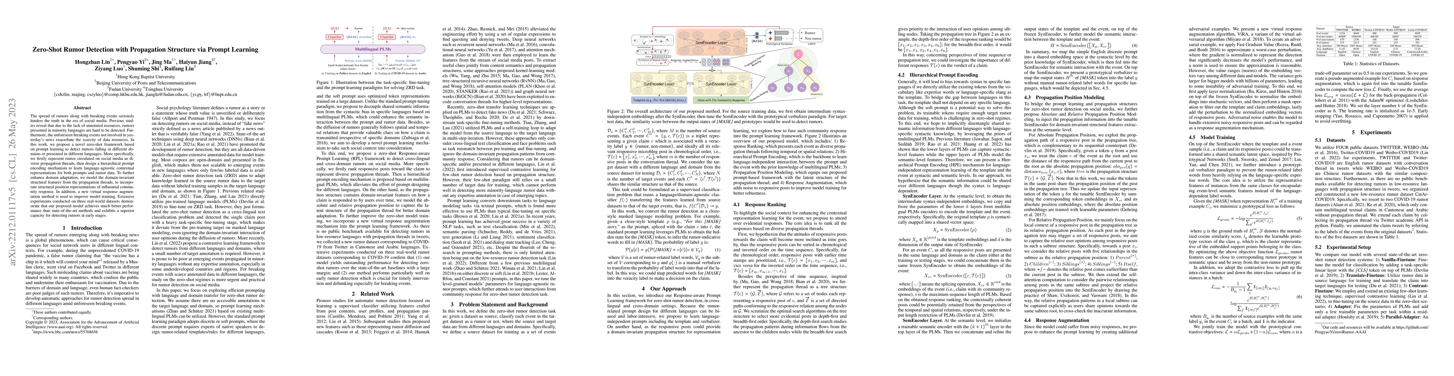 Thumbnail for Zero-Shot Rumor Detection with Propagation Structure via Prompt Learning