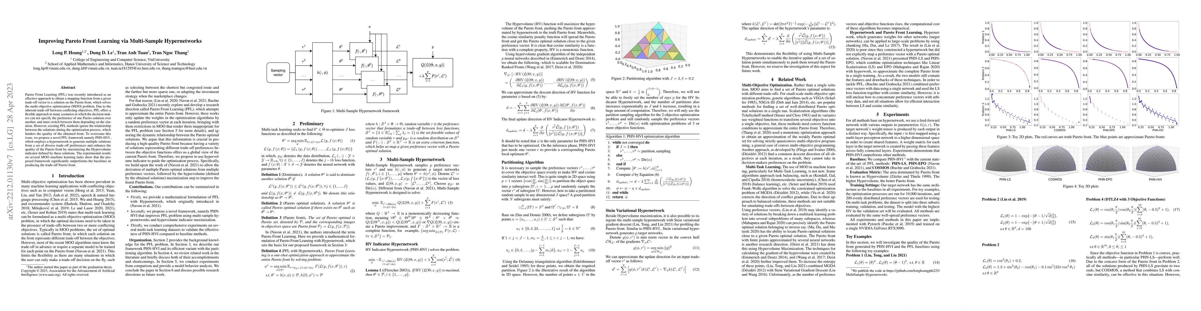 Thumbnail for Improving Pareto Front Learning via Multi-Sample Hypernetworks
