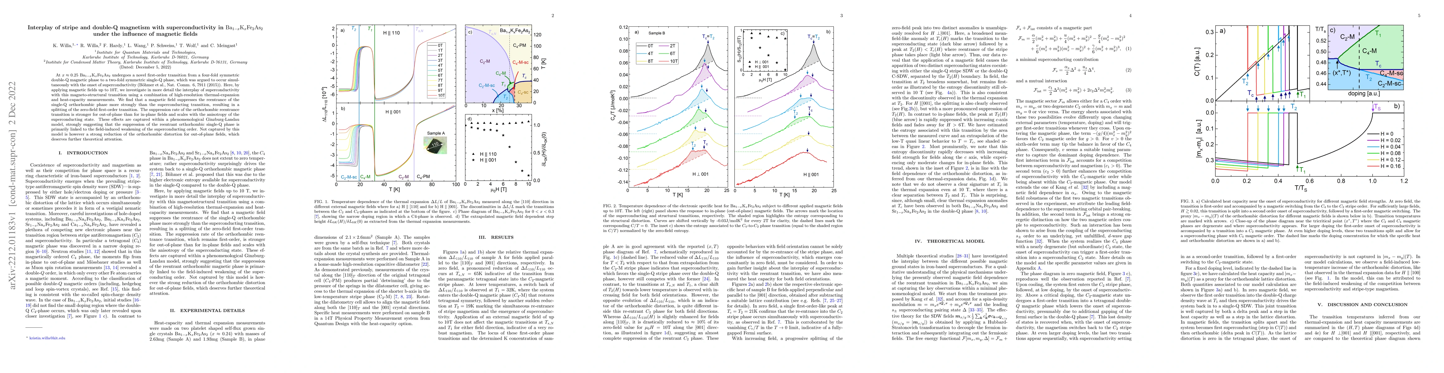 Thumbnail for Interplay of stripe and double-Q magnetism with superconductivity in
  $\mathrm{Ba}_{1-x}\mathrm{K}_{x}\mathrm{Fe}_{2}\mathrm{As}_{2}$ under the
  influence of magnetic fields