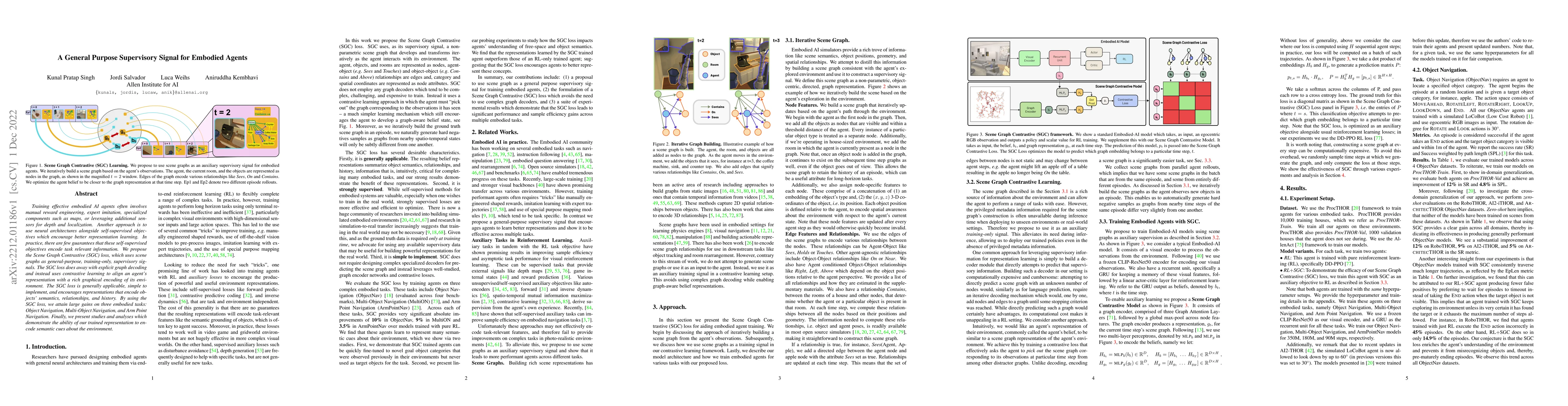 Thumbnail for A General Purpose Supervisory Signal for Embodied Agents