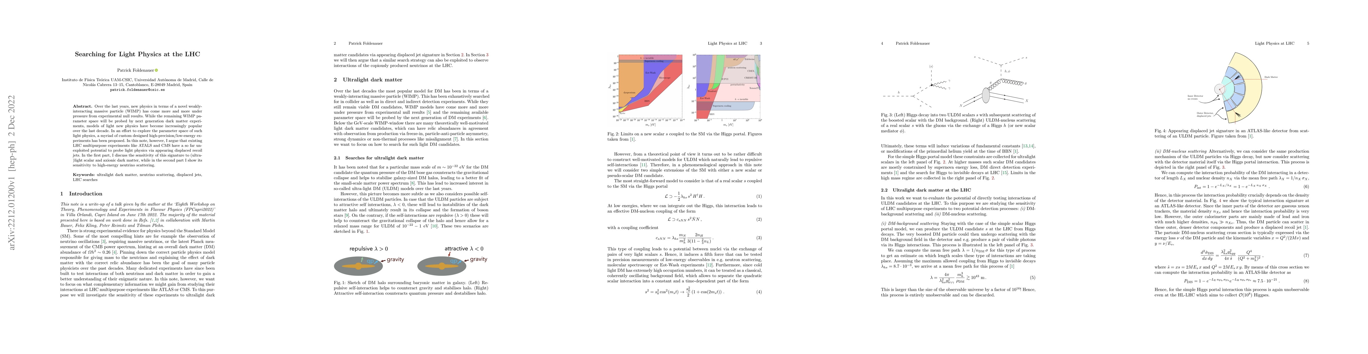Thumbnail for Searching for Light Physics at the LHC