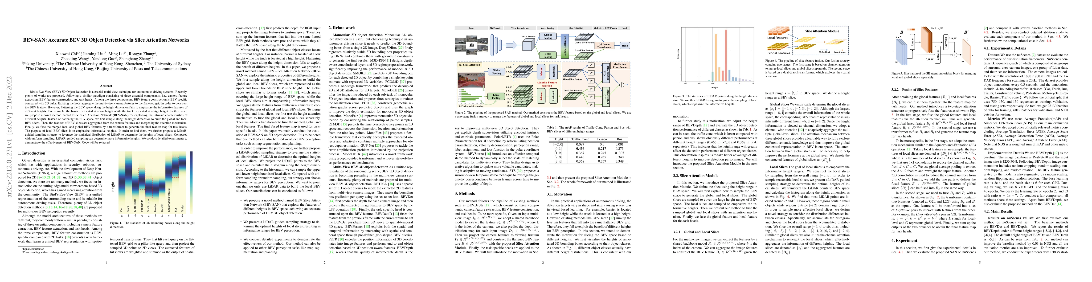 Thumbnail for BEV-SAN: Accurate BEV 3D Object Detection via Slice Attention Networks