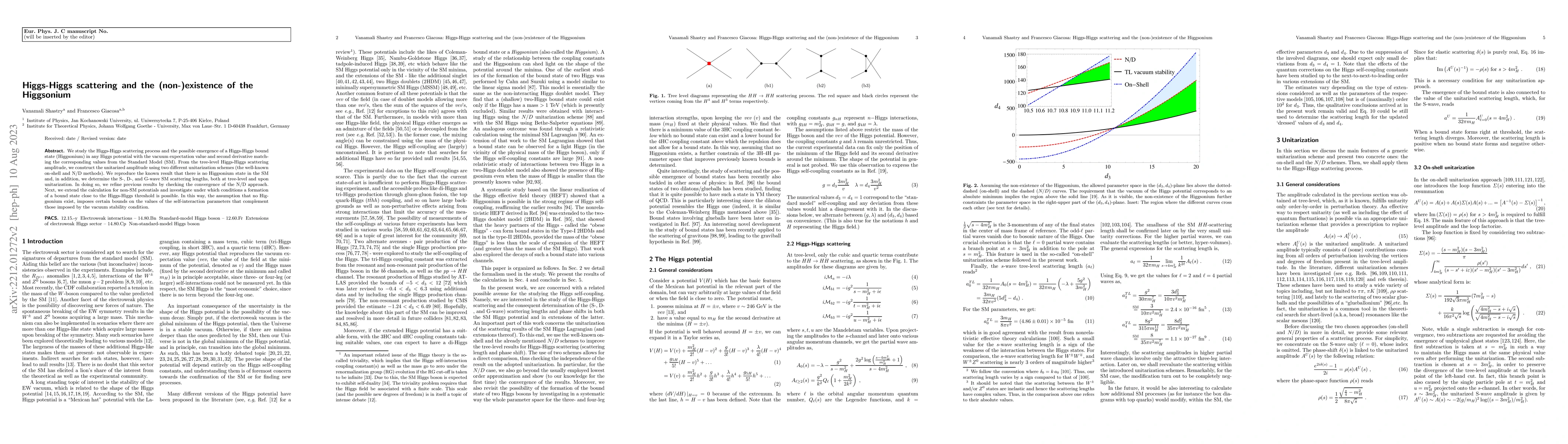 Thumbnail for Higgs-Higgs scattering and the (non-)existence of the Higgsonium