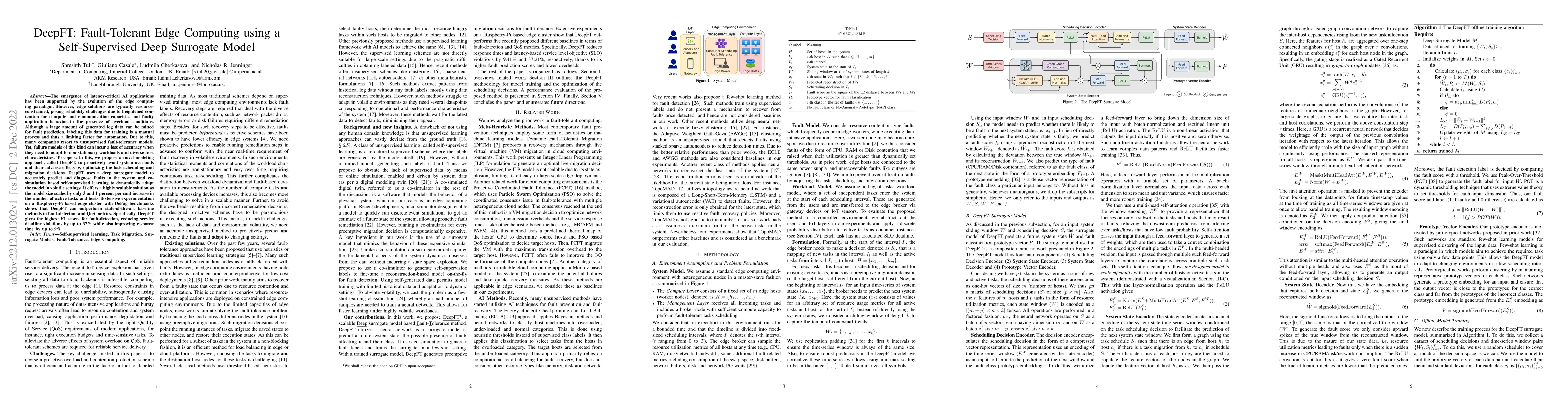 Thumbnail for DeepFT: Fault-Tolerant Edge Computing using a Self-Supervised Deep
  Surrogate Model