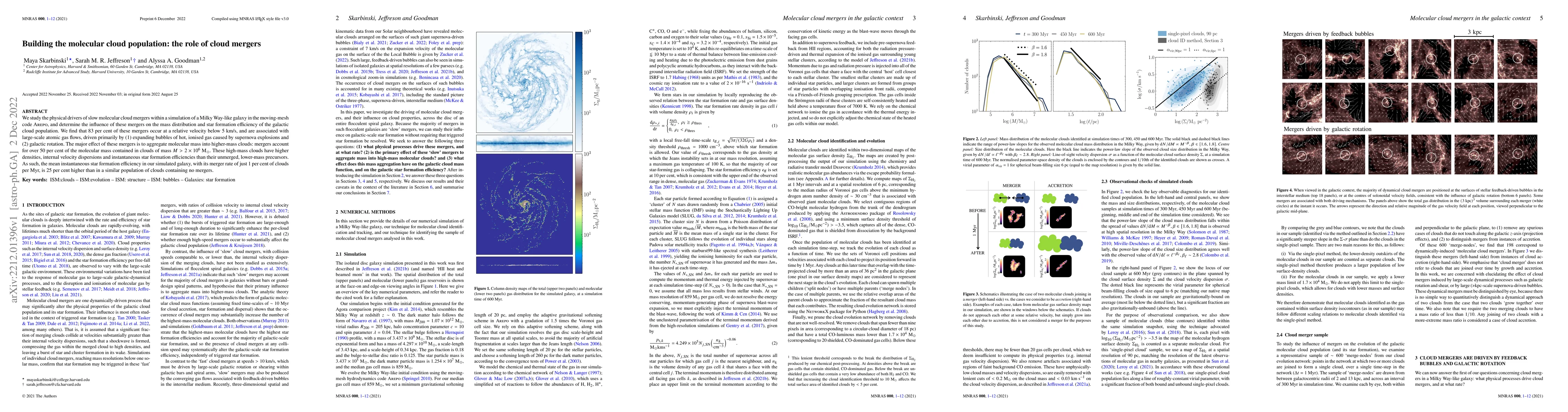 Thumbnail for Building the molecular cloud population: the role of cloud mergers