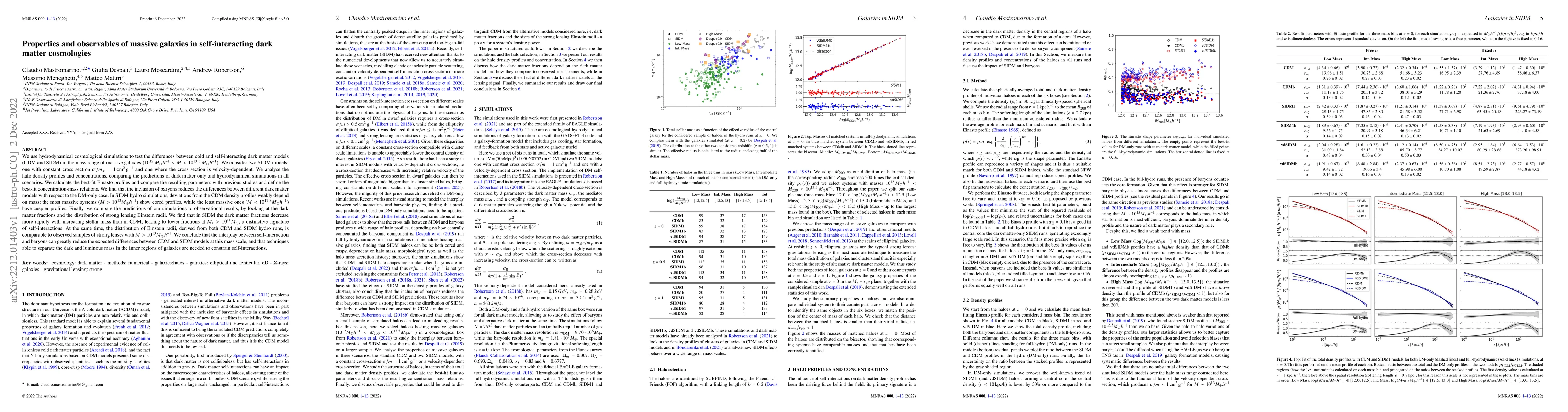 Thumbnail for Properties and observables of massive galaxies in self-interacting dark
  matter cosmologies