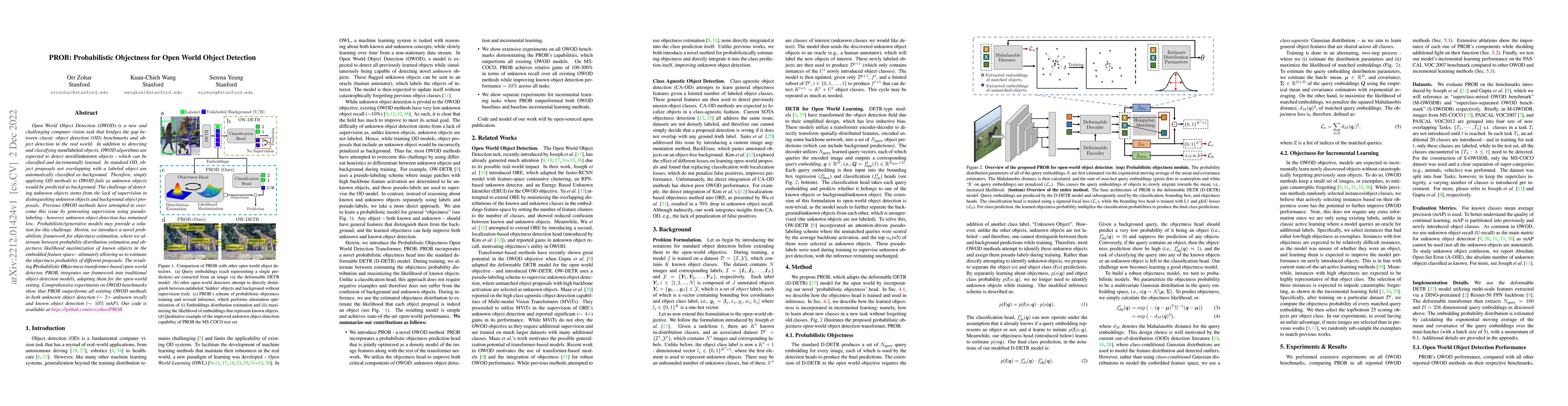 Thumbnail for PROB: Probabilistic Objectness for Open World Object Detection