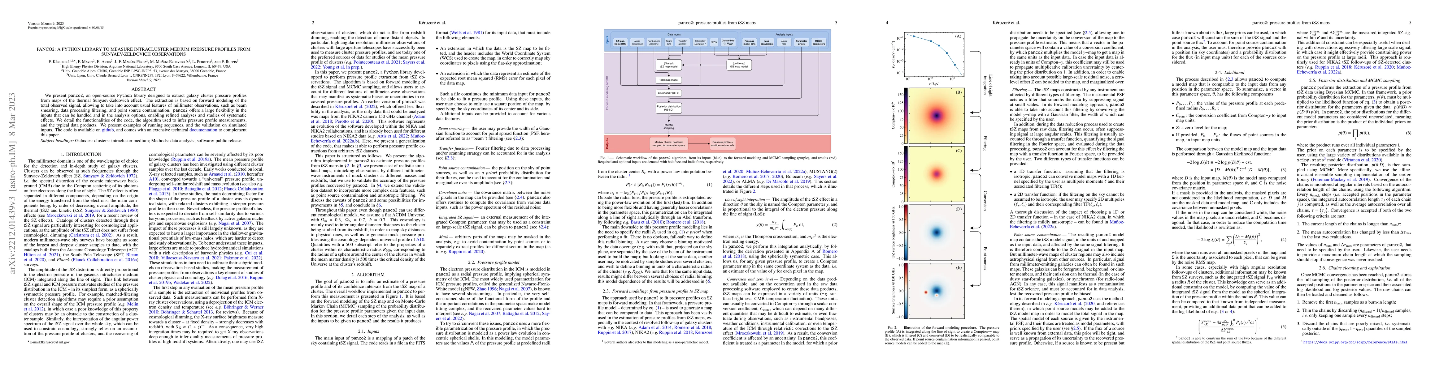 Thumbnail for PANCO2: a Python library to measure intracluster medium pressure
  profiles from Sunyaev-Zeldovich observations