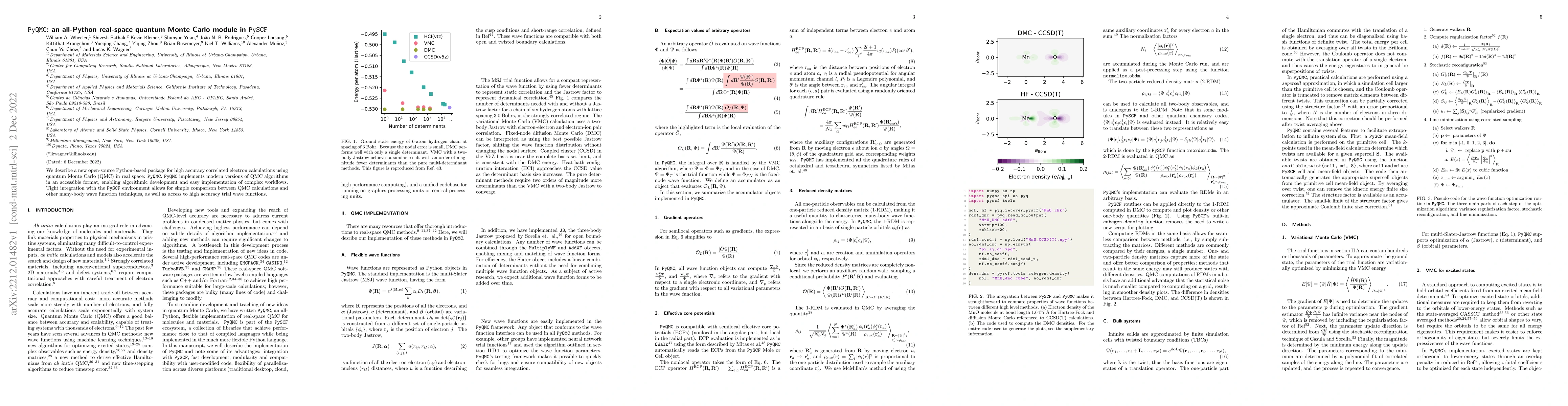 Thumbnail for PyQMC: an all-Python real-space quantum Monte Carlo module in PySCF