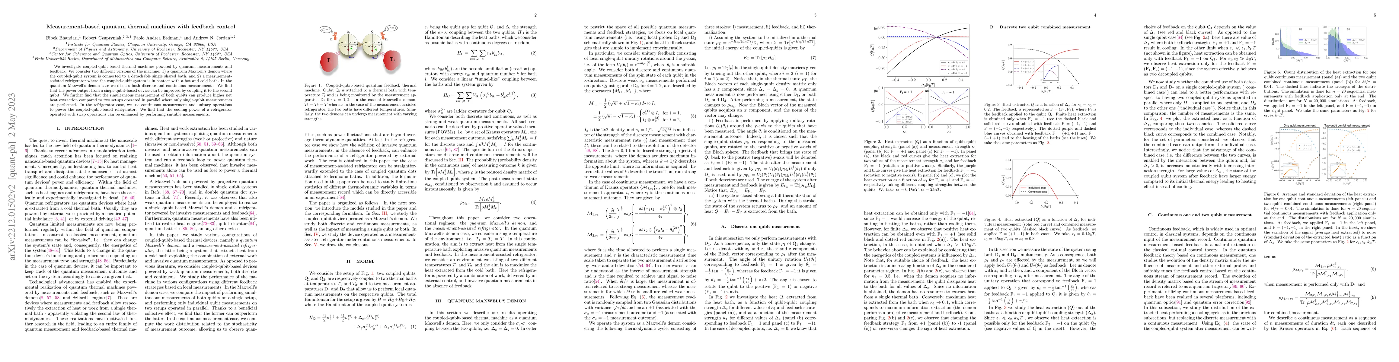 Thumbnail for Measurement-based quantum thermal machines with feedback control