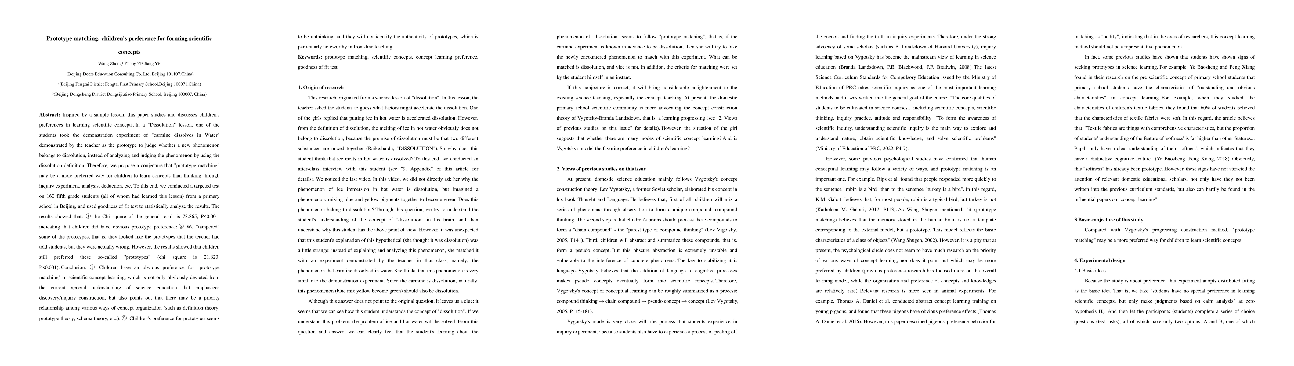 Thumbnail for Prototype matching: children's preference for forming scientific
  concepts