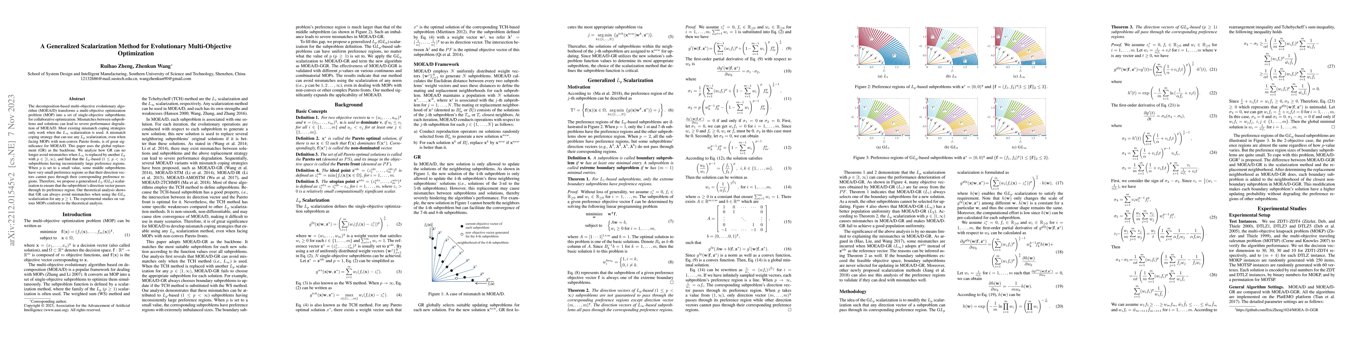 Thumbnail for A Generalized Scalarization Method for Evolutionary Multi-Objective
  Optimization