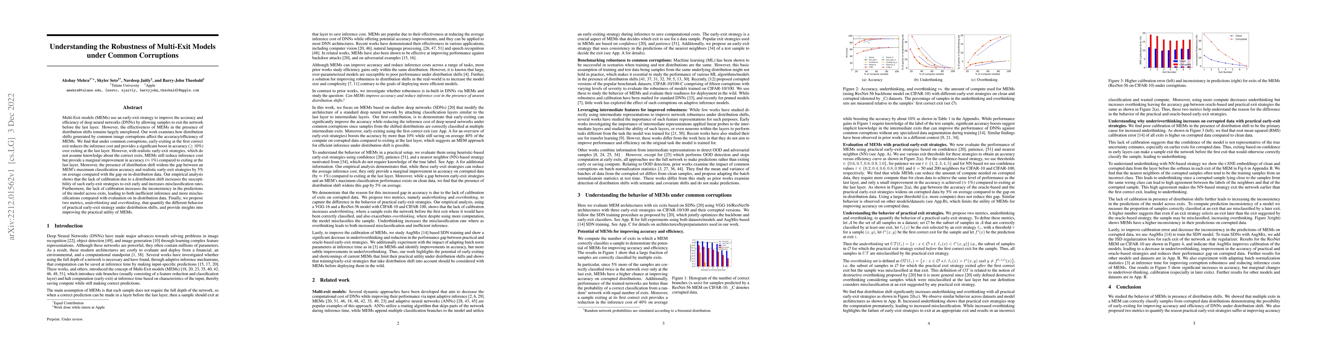 Thumbnail for Understanding the Robustness of Multi-Exit Models under Common
  Corruptions