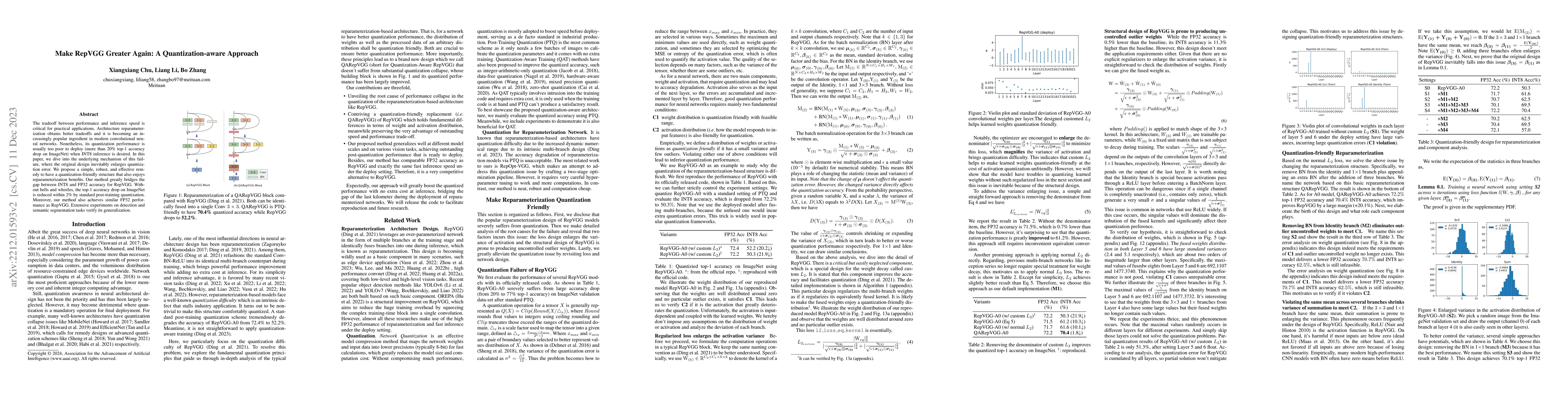 Thumbnail for Make RepVGG Greater Again: A Quantization-aware Approach