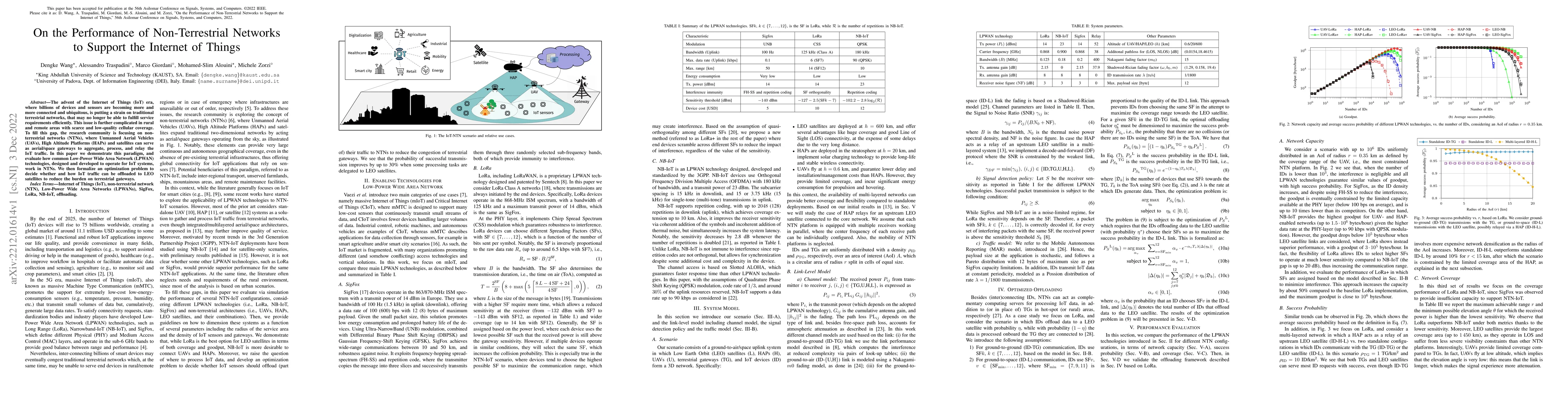 Thumbnail for On the Performance of Non-Terrestrial Networks to Support the Internet
  of Things