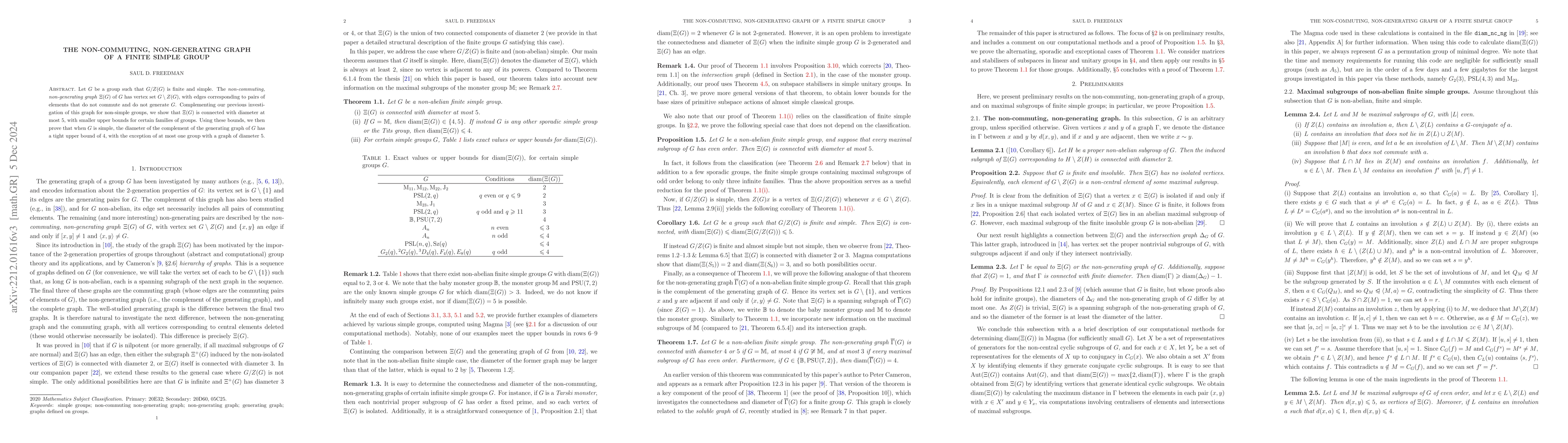 Thumbnail for The non-commuting, non-generating graph of a finite simple group