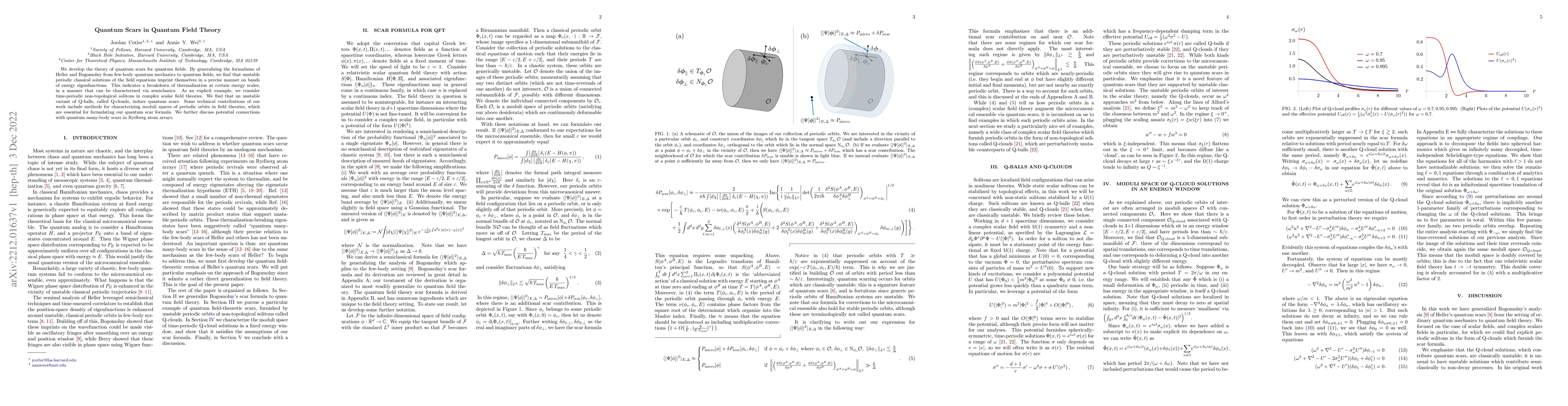 Thumbnail for Quantum Scars in Quantum Field Theory
