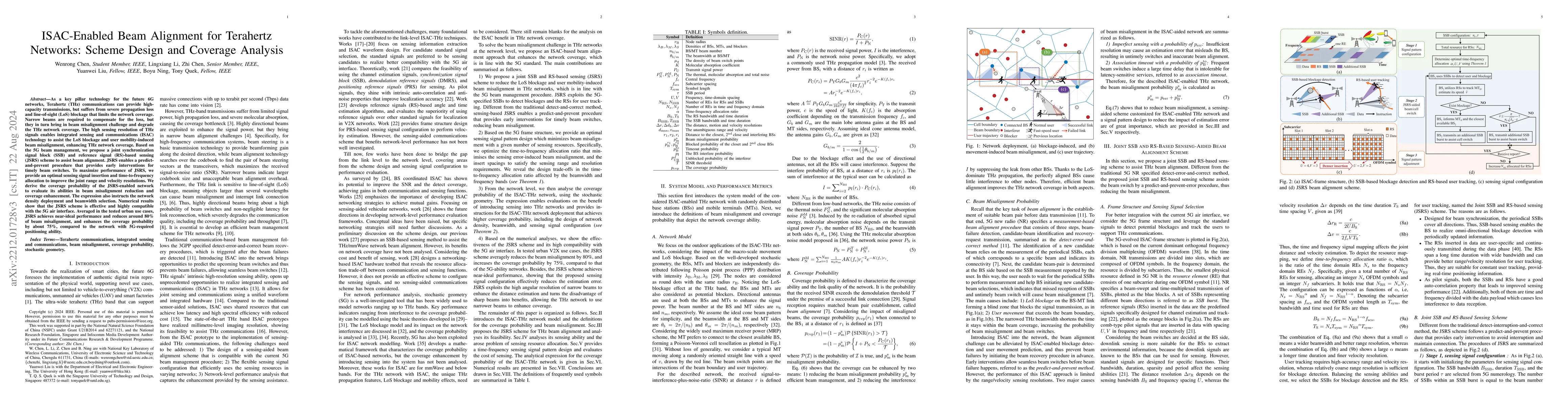 Thumbnail for ISAC-Enabled Beam Alignment for Terahertz Networks: Scheme Design and
  Coverage Analysis
