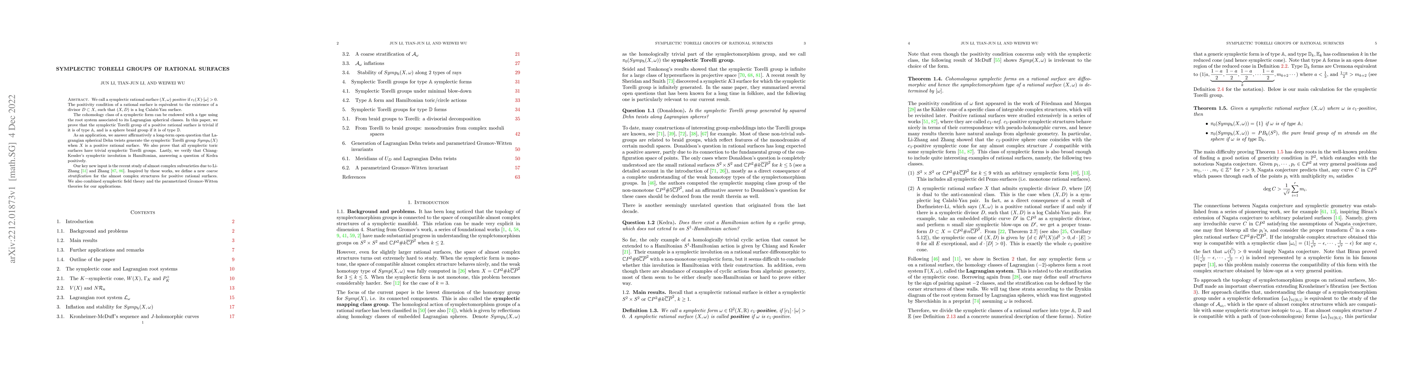 Thumbnail for Symplectic Torelli groups of rational surfaces