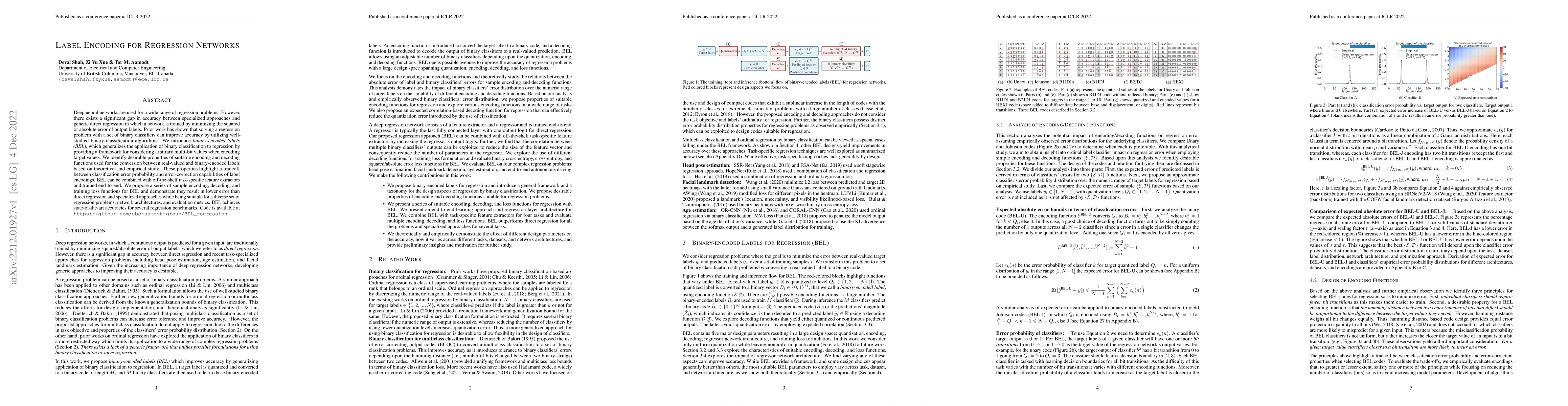 Thumbnail for Label Encoding for Regression Networks