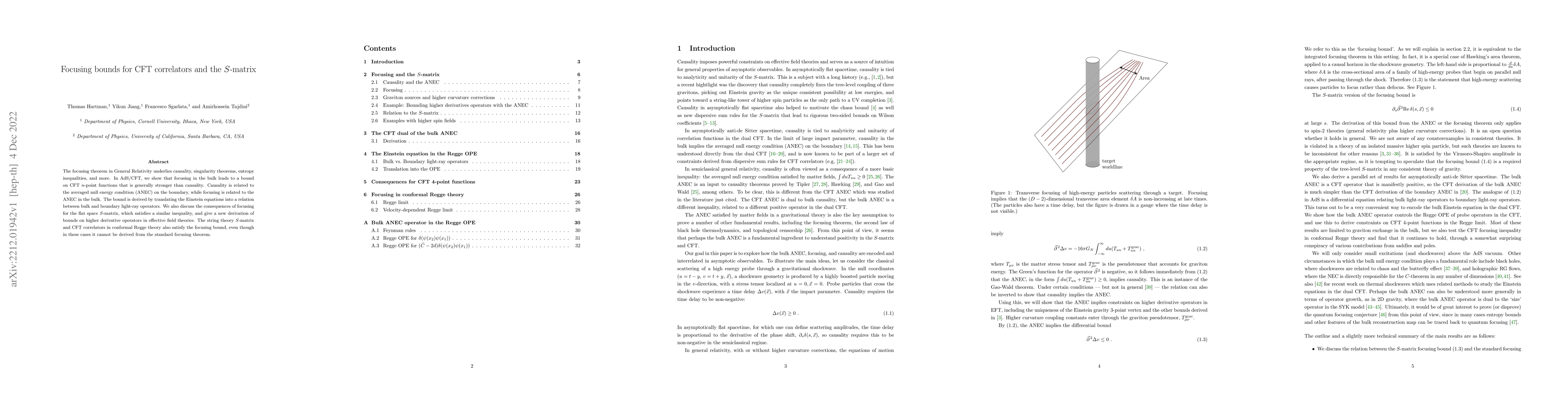 Thumbnail for Focusing bounds for CFT correlators and the S-matrix