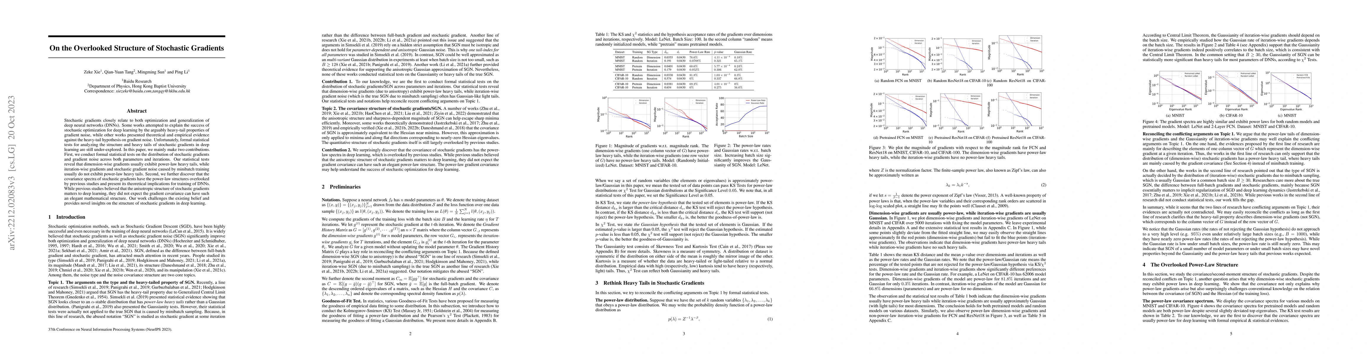 Thumbnail for On the Overlooked Structure of Stochastic Gradients