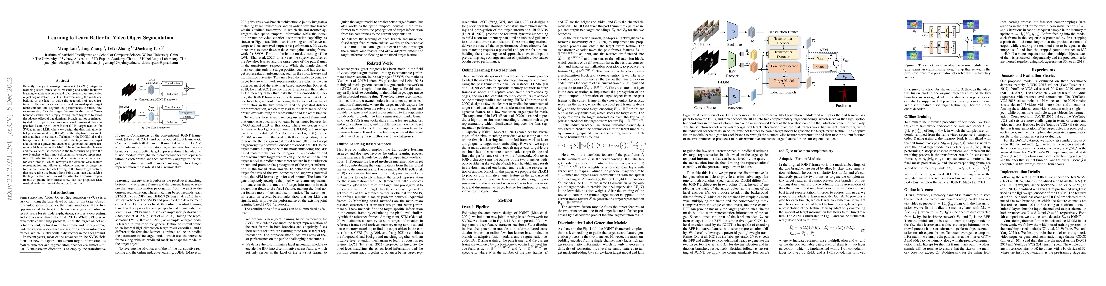 Thumbnail for Learning to Learn Better for Video Object Segmentation