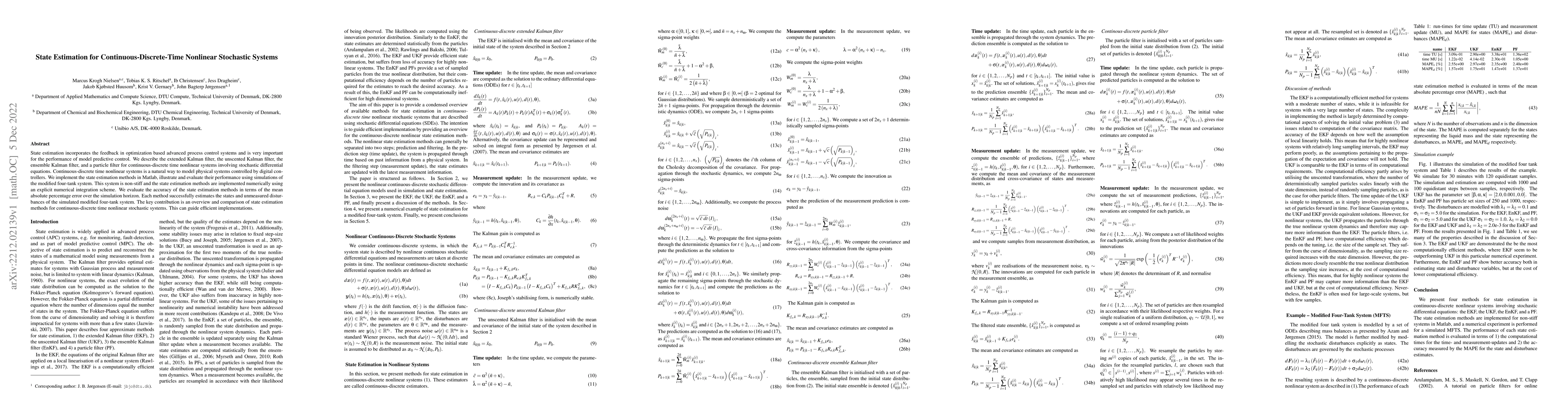 Thumbnail for State Estimation for Continuous-Discrete-Time Nonlinear Stochastic
  Systems