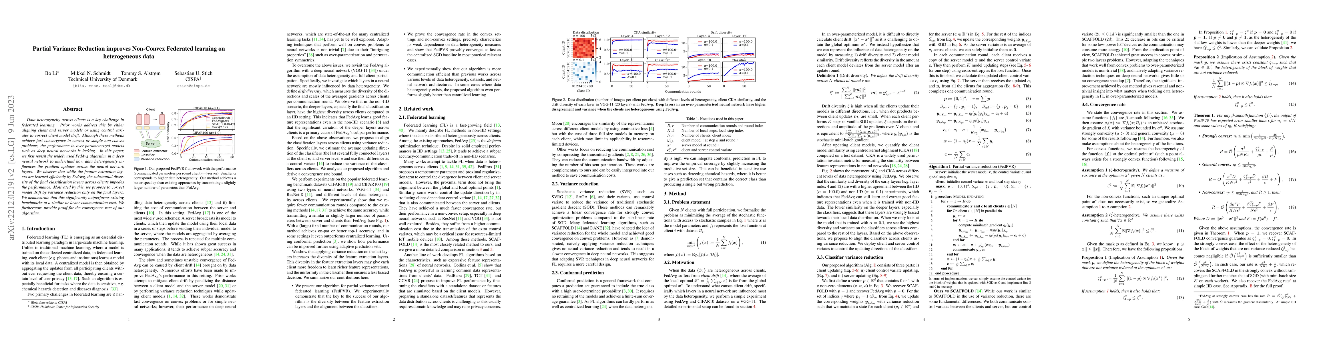 Thumbnail for On the effectiveness of partial variance reduction in federated learning
  with heterogeneous data