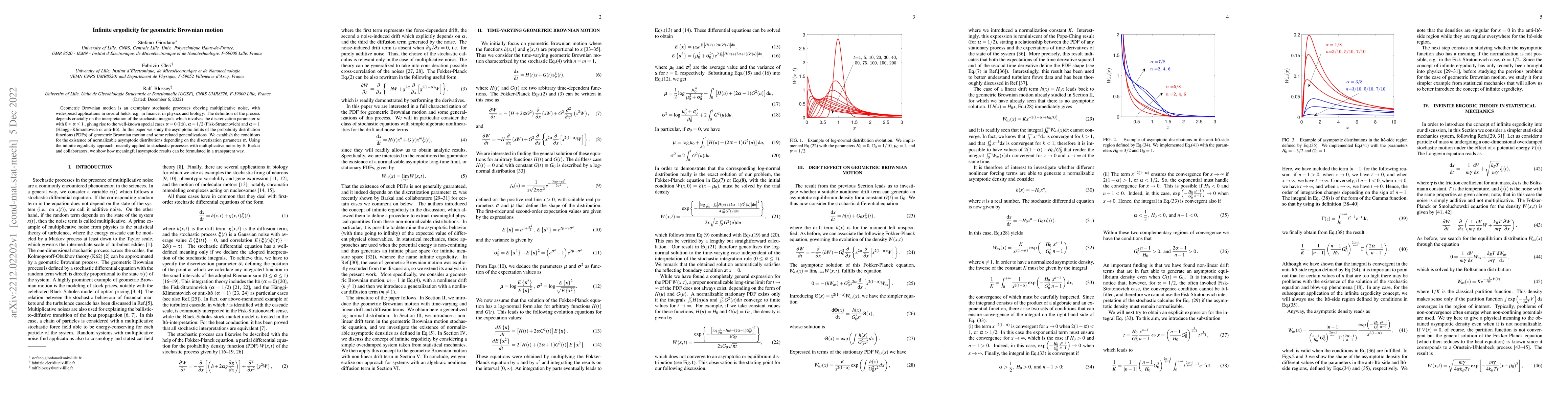 Thumbnail for Infinite ergodicity for geometric Brownian motion