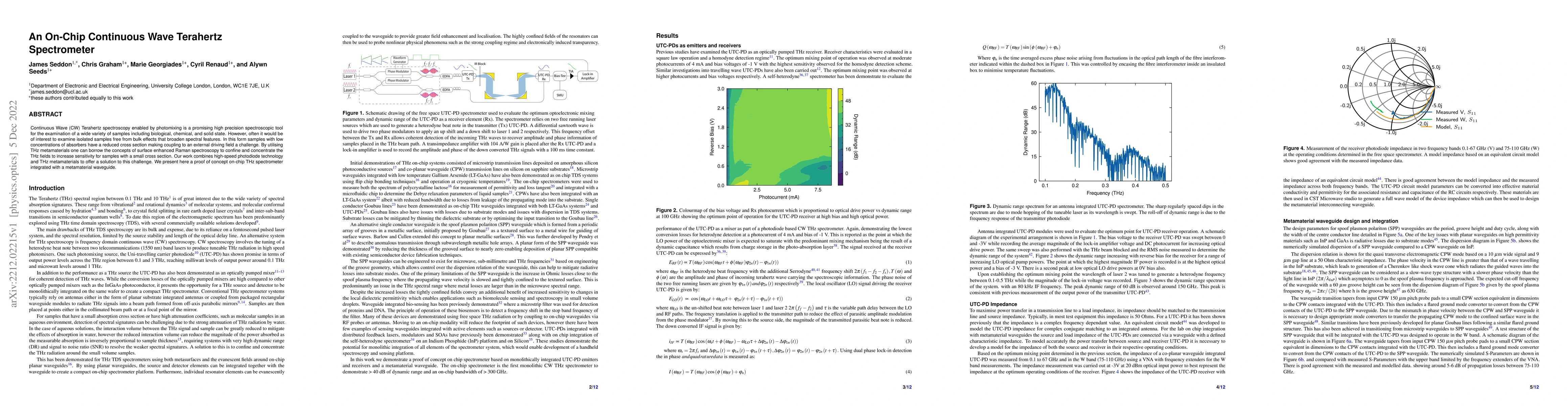 Thumbnail for An On-Chip Continuous Wave Terahertz Spectrometer