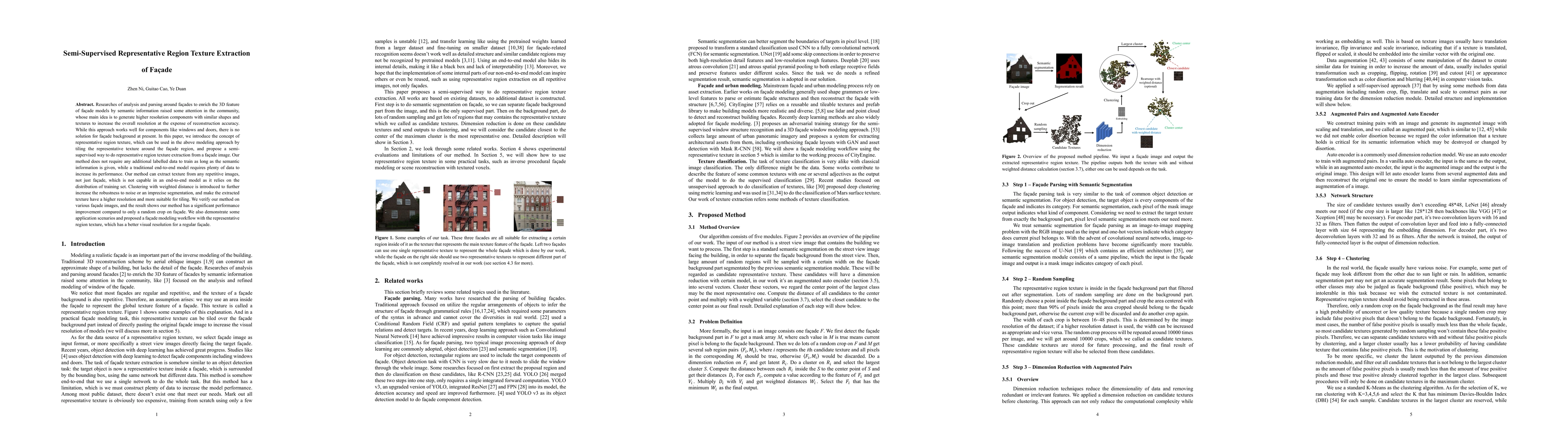 Thumbnail for Semi-Supervised Representative Region Texture Extraction of Fa\c{c}ade