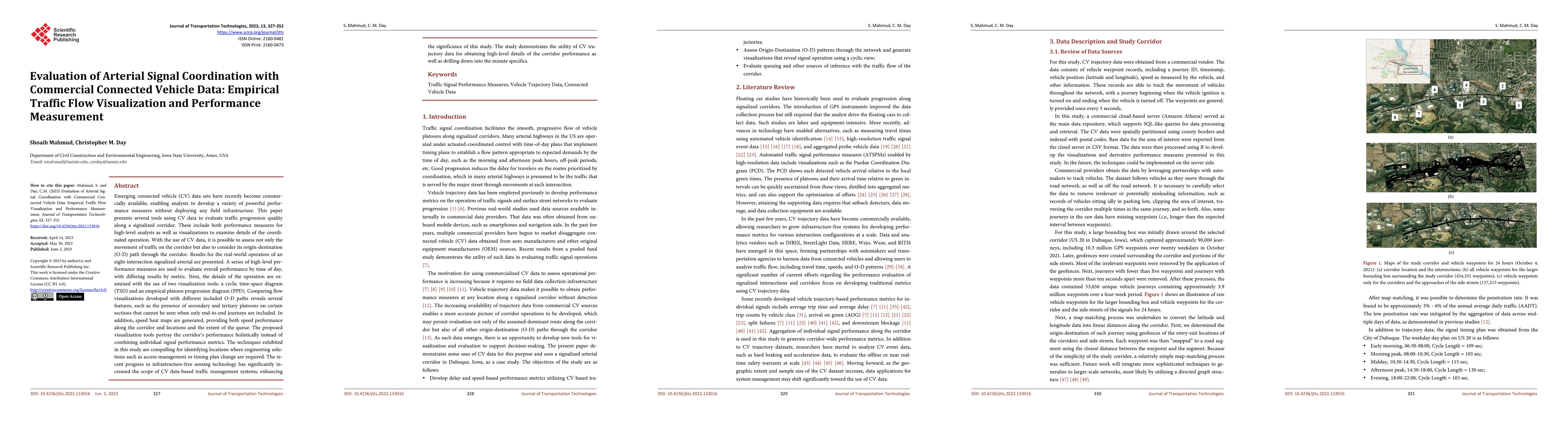 Thumbnail for Evaluation of Arterial Signal Coordination with Commercial Connected
  Vehicle Data: Empirical Traffic Flow Visualization and Performance
  Measurement