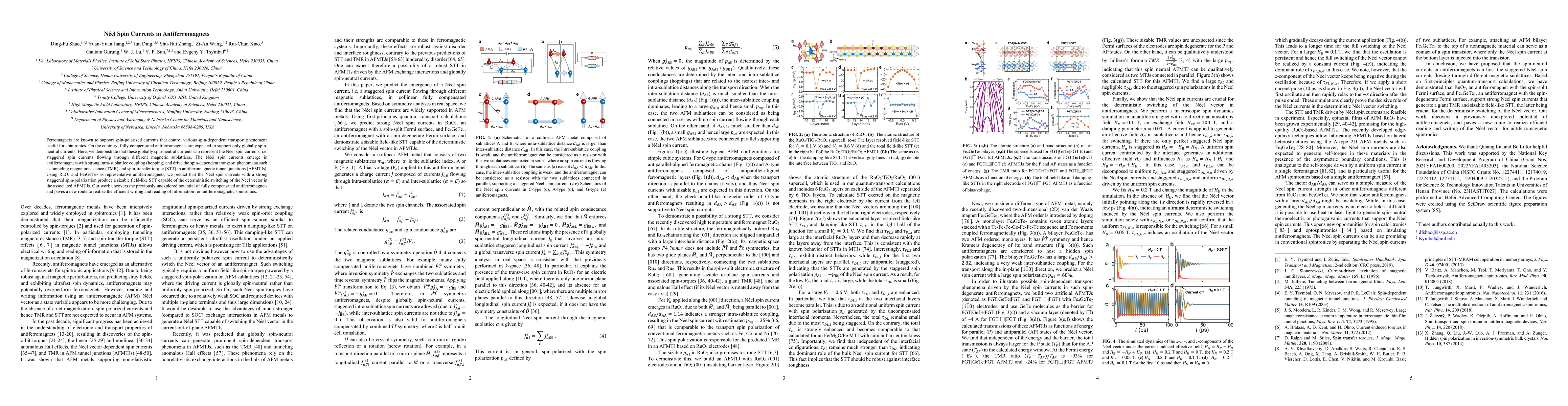 Thumbnail for N\'eel Spin Currents in Antiferromagnets