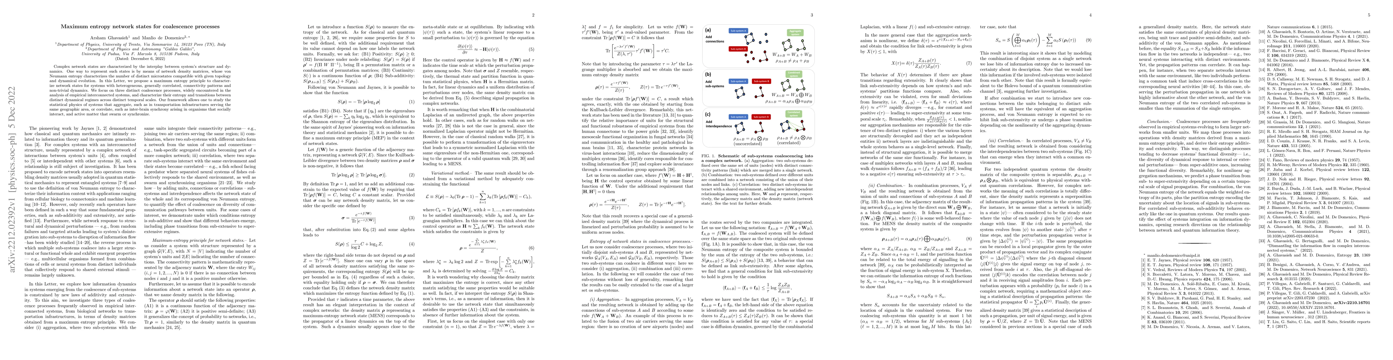 Thumbnail for Maximum entropy network states for coalescence processes