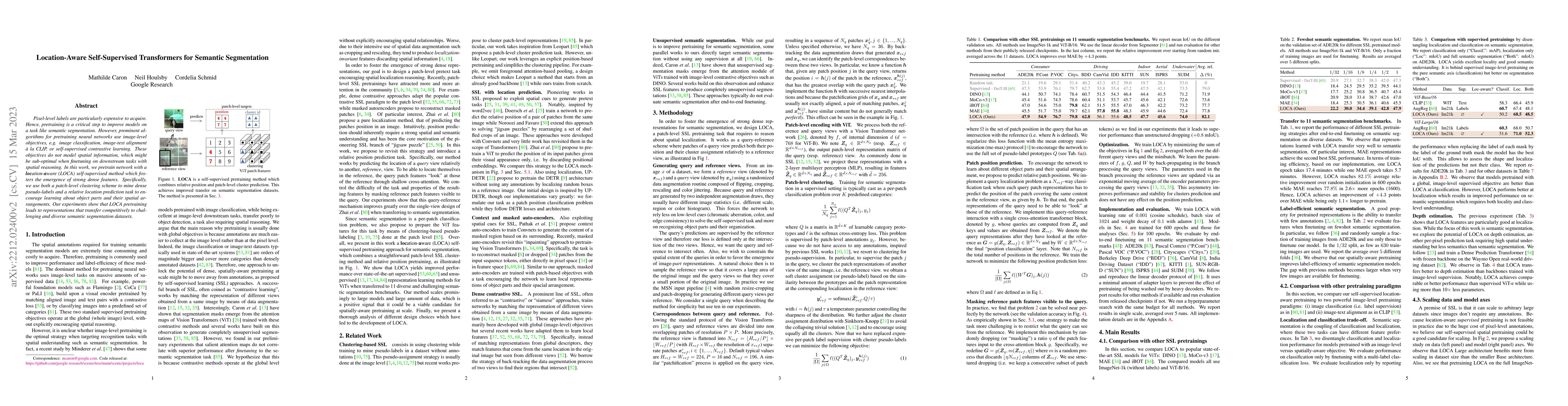 Thumbnail for Location-Aware Self-Supervised Transformers for Semantic Segmentation
