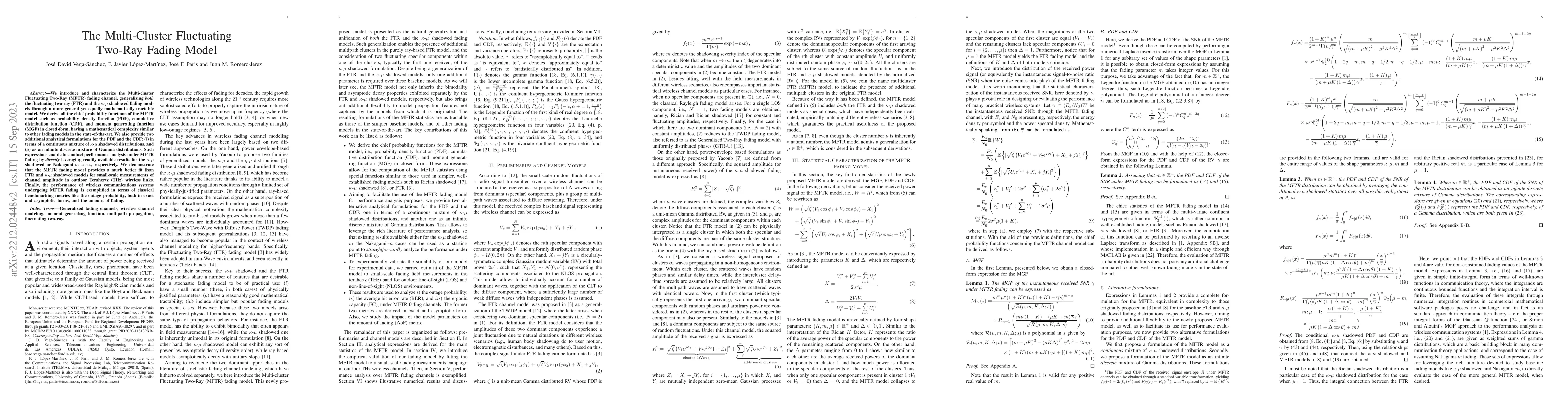 Thumbnail for The Multi-cluster Fluctuating Two-Ray Fading Model