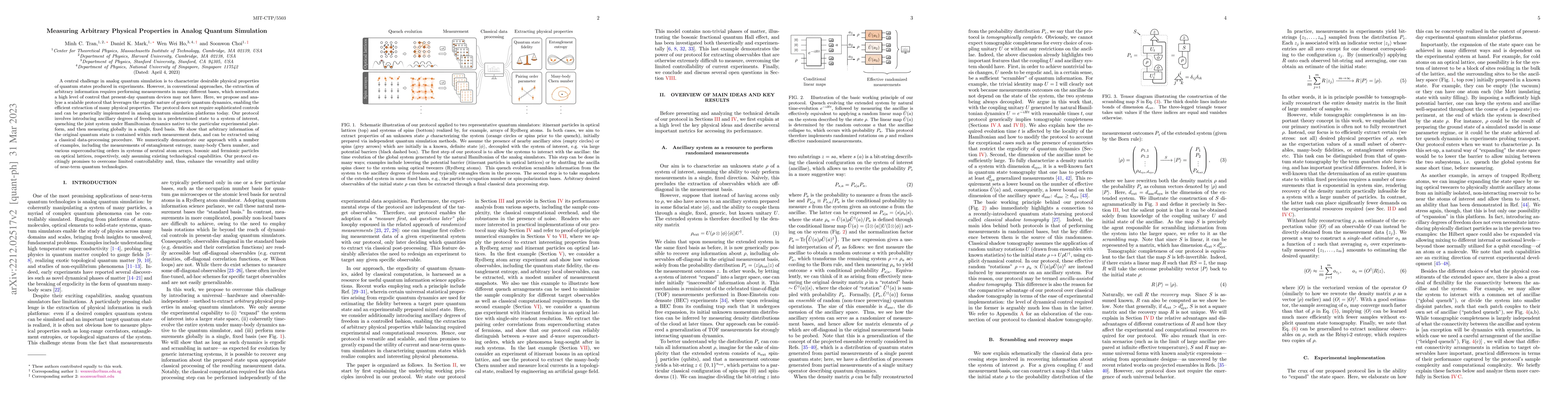 Thumbnail for Measuring Arbitrary Physical Properties in Analog Quantum Simulation
