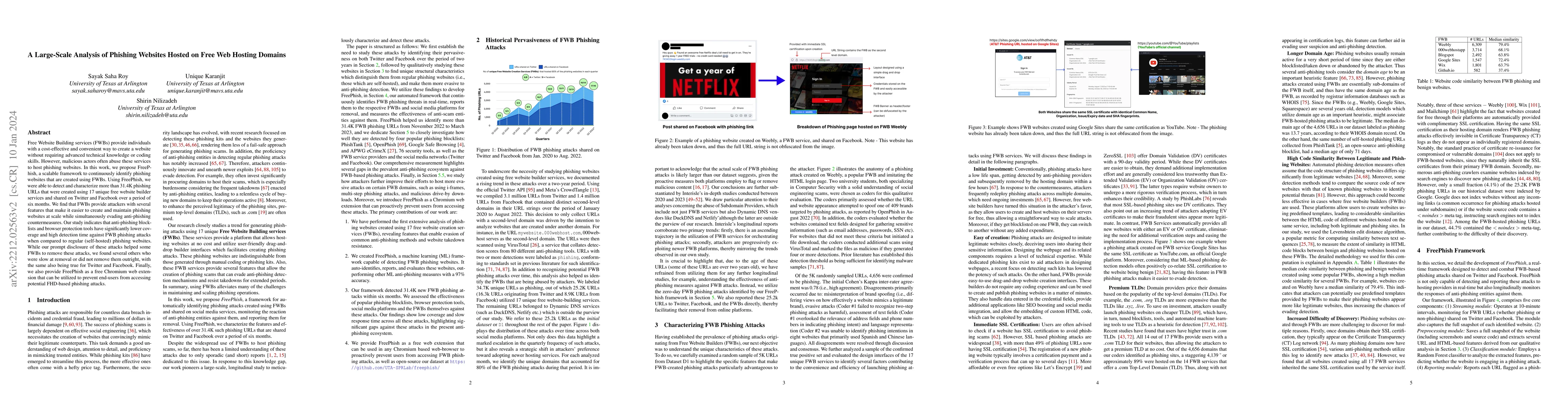 Thumbnail for A Large-Scale Analysis of Phishing Websites Hosted on Free Web Hosting
  Domains