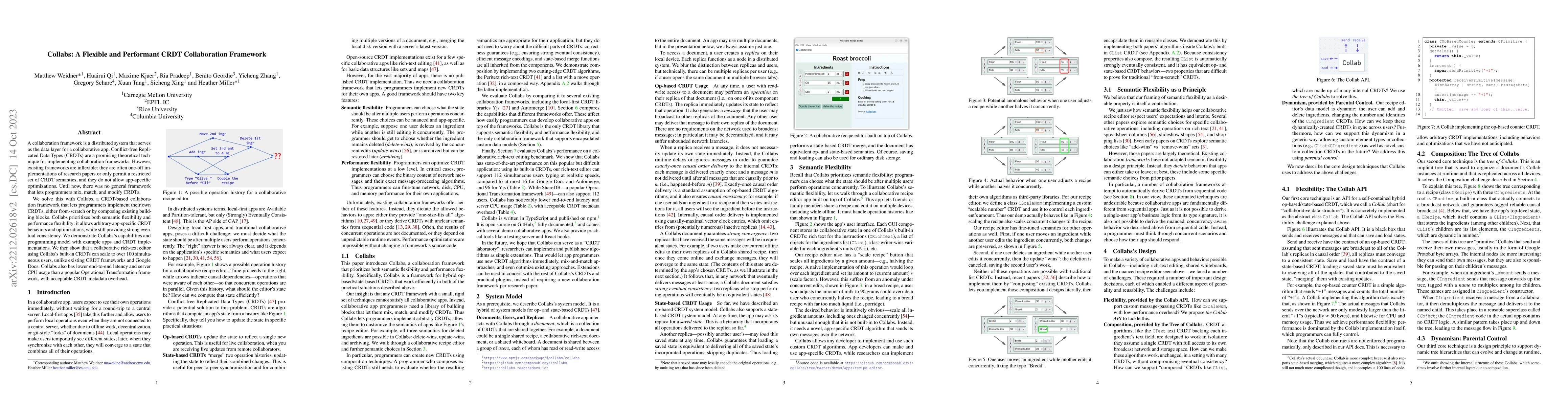 Thumbnail for Collabs: A Flexible and Performant CRDT Collaboration Framework