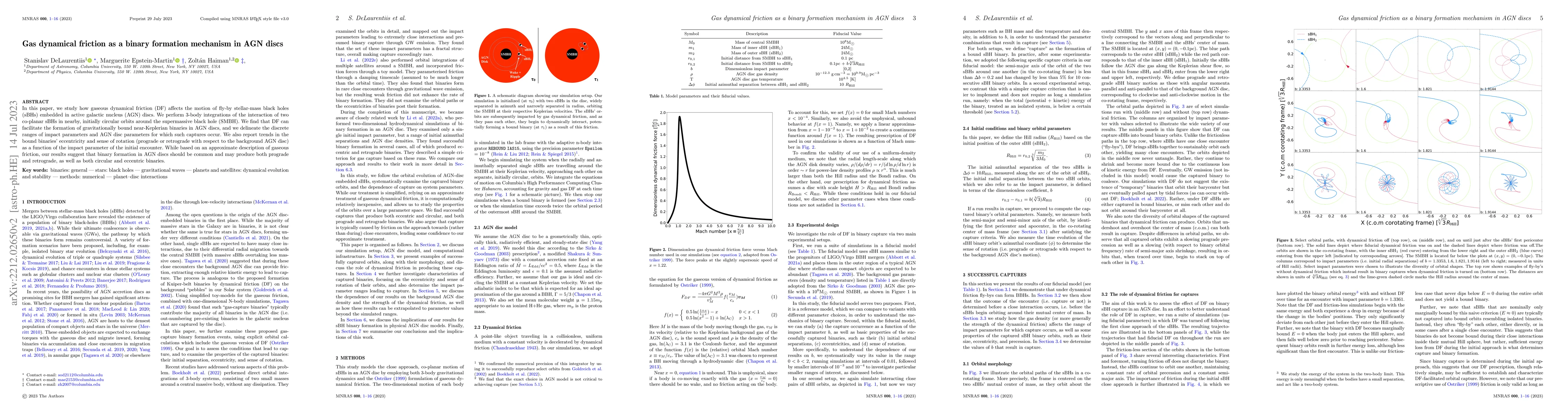 Thumbnail for Gas dynamical friction as a binary formation mechanism in AGN discs