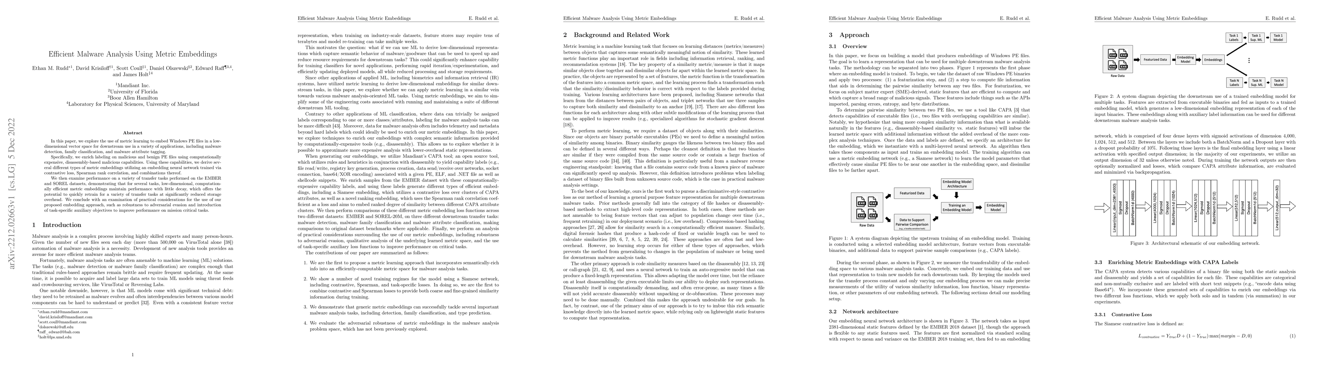 Thumbnail for Efficient Malware Analysis Using Metric Embeddings