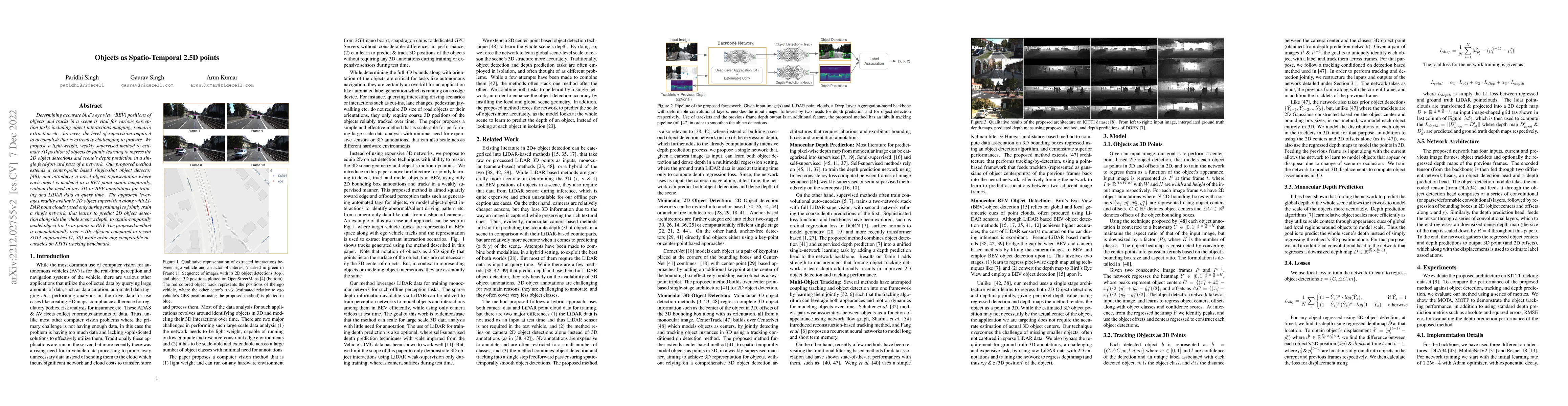 Thumbnail for Objects as Spatio-Temporal 2.5D points