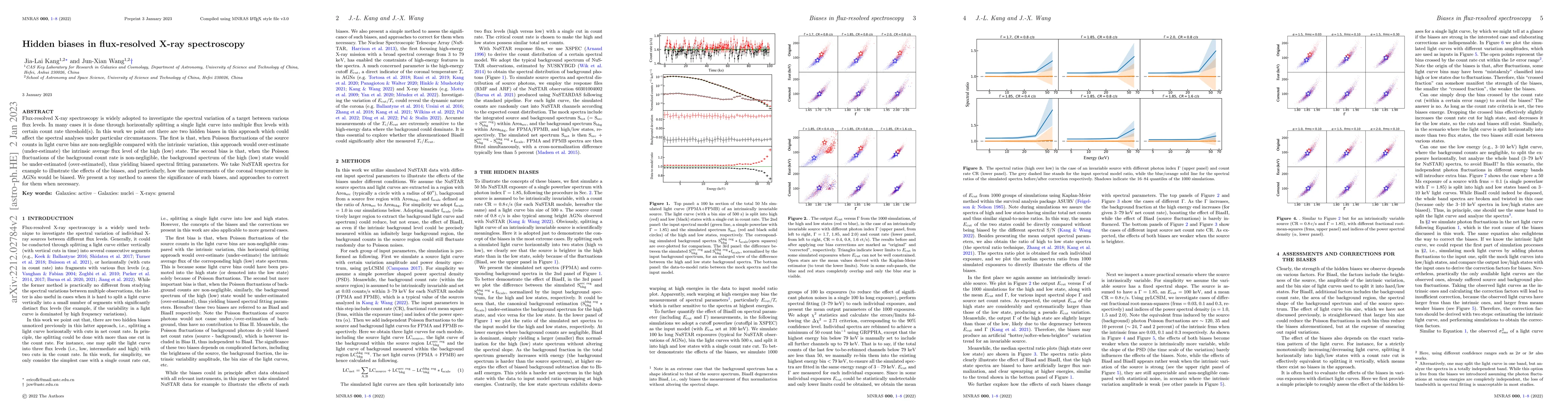 Thumbnail for Hidden biases in flux-resolved X-ray spectroscopy