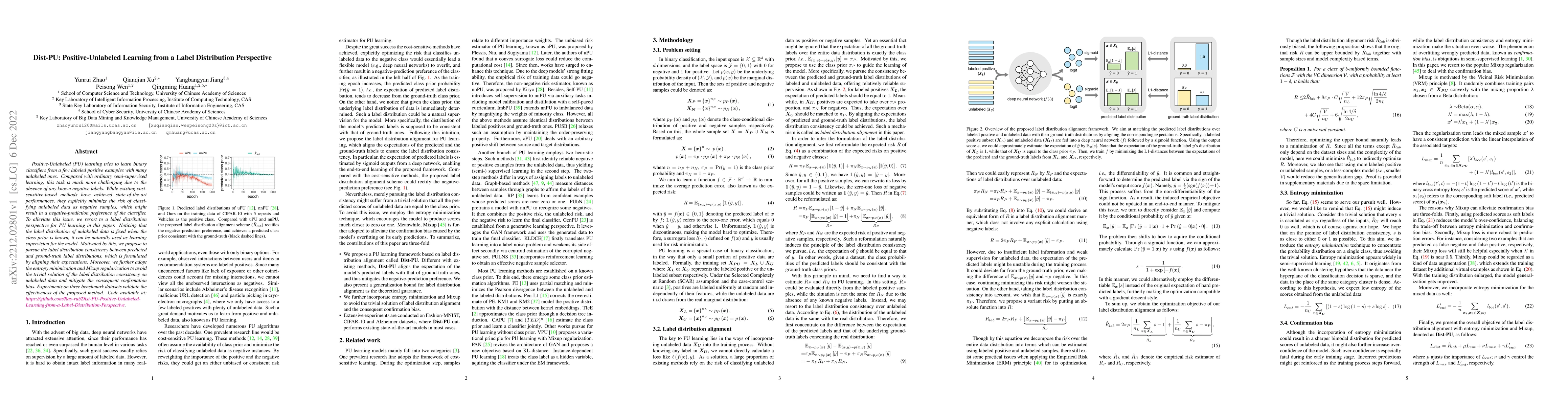 Thumbnail for Dist-PU: Positive-Unlabeled Learning from a Label Distribution
  Perspective