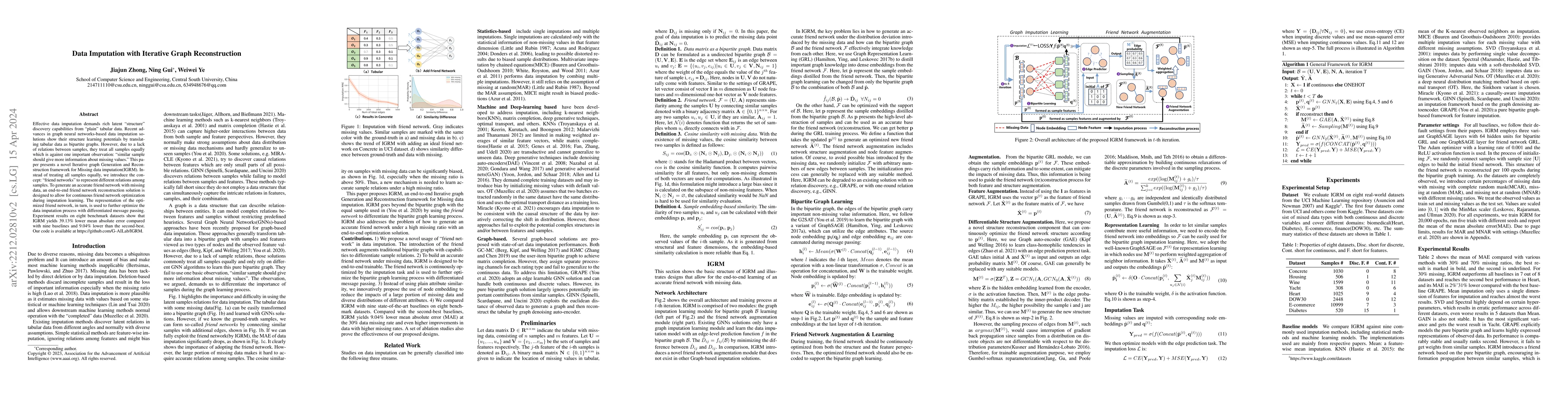 Thumbnail for Data Imputation with Iterative Graph Reconstruction