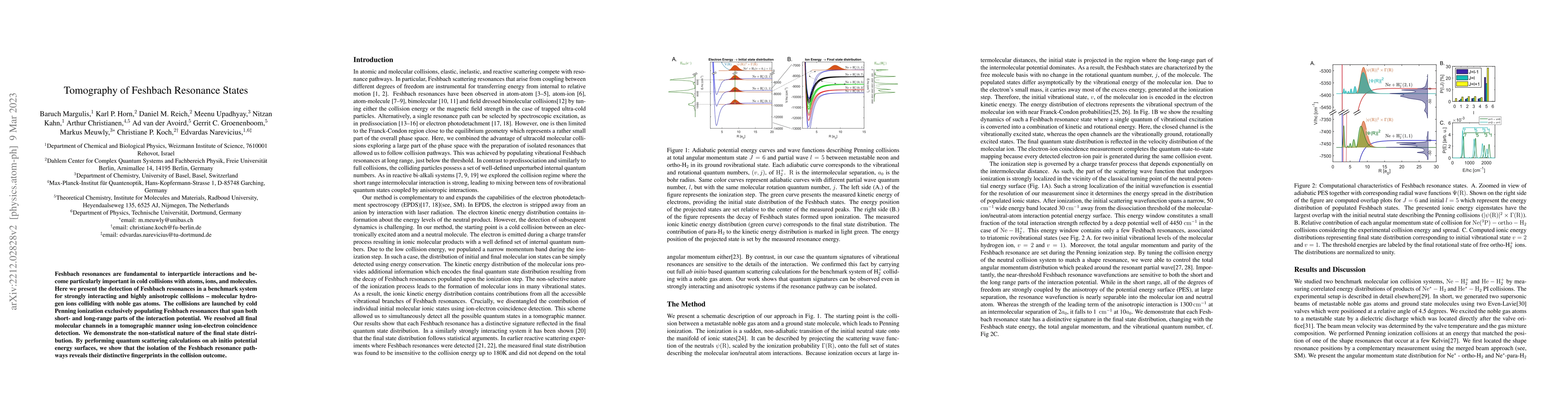 Thumbnail for Tomography of Feshbach Resonance States